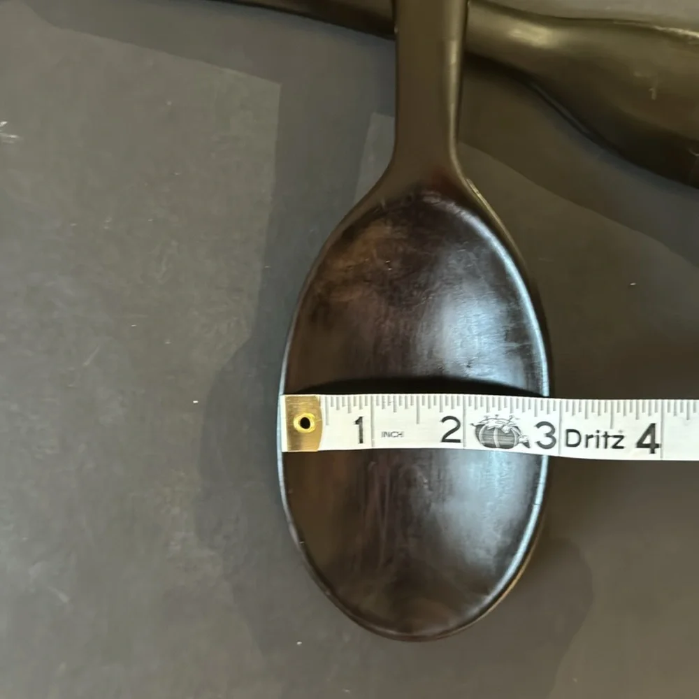 Gifted 🌸Turtle Handle Wooden Spoon and Fork_2